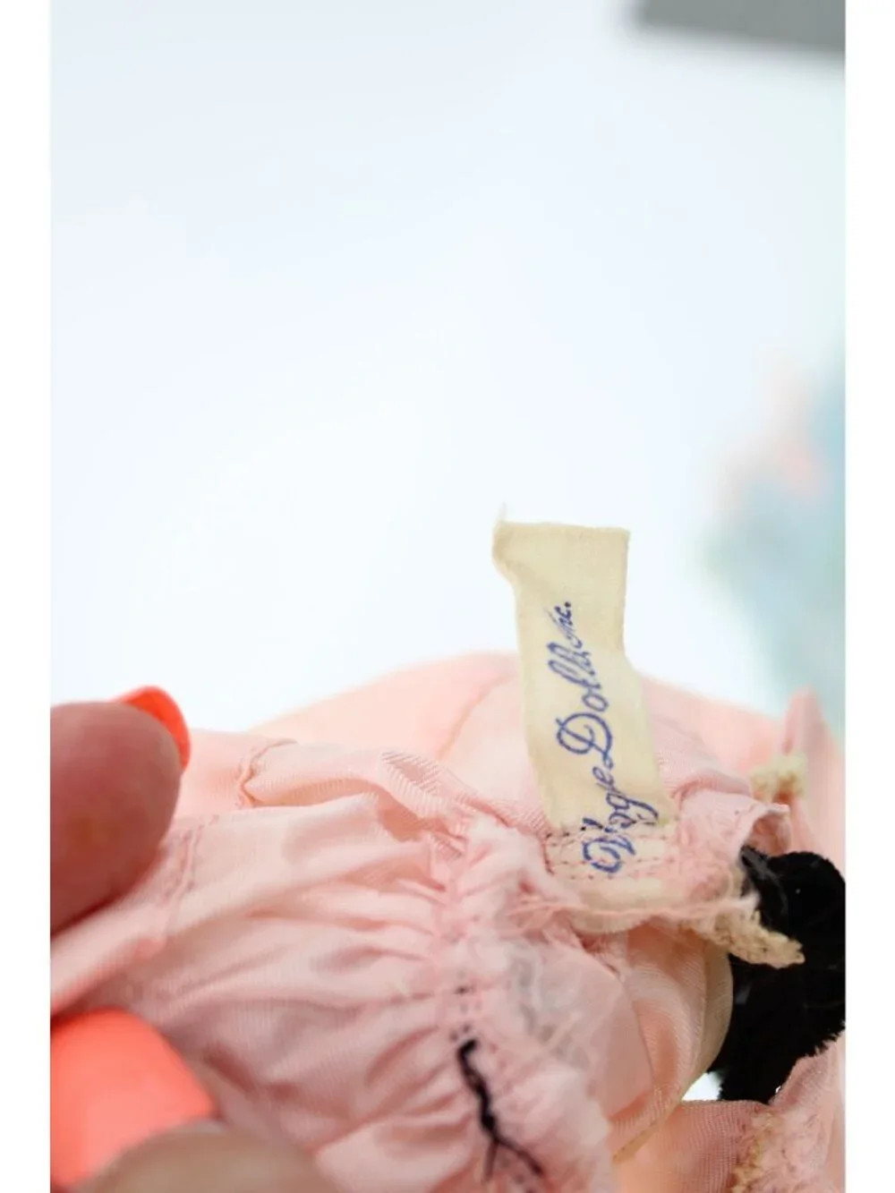 2 Ginny Doll Dress Pink Blue Vogue Dolls Vintage 94717